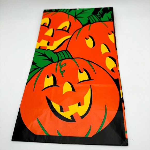 Vintage 1996 Jeanmarie Halloween Treat Bags Jack-O-Lantern Witch Bat Designs 8 - Picture 3 of 5